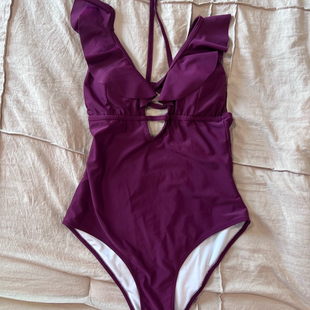 Cupshe Purple One Piece Swimsuit
